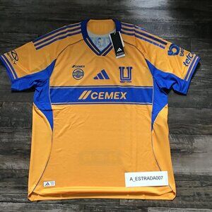 Adidas Soccer Jersey LA LIGA MX Tigres UANL 25-26 Home Player Jersey $150 Sz XL